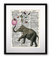 постер elephant and balloon а3 в Нижнем Тагиле