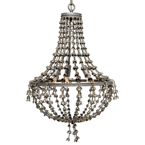 люстра «адела» темное серебро с золотистыми деталями в Нижнем Тагиле