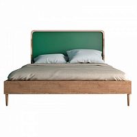 кровать полутораспальная 140х200 зеленая ellipse в Нижнем Тагиле