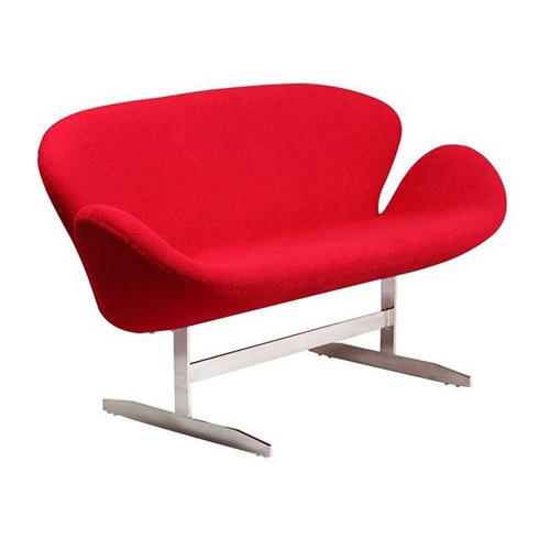 диван swan sofa прямой красный в Нижнем Тагиле