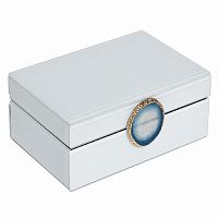 шкатулка для украшений белая 20x7,5x14 см в Нижнем Тагиле