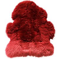меховой коврик из овчины вишня 95х55 см в Нижнем Тагиле