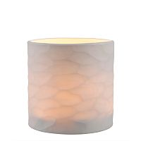 подсвечник белый стеклянный fontana m от eichholtz, 20 см в Нижнем Тагиле