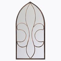зеркало-окно большое с лилией бронзовый антик флореаль в Нижнем Тагиле