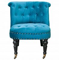 низкое кресло aviana blue velvet в Нижнем Тагиле