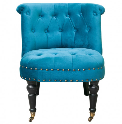 низкое кресло aviana blue velvet в Нижнем Тагиле