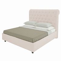 кровать подростковая с мягкой спинкой 140х200 светло-бежевая sweet dreams в Нижнем Тагиле
