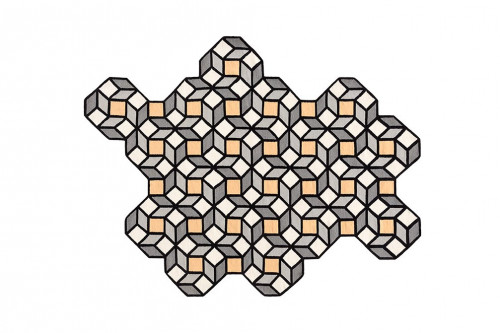 ковер parquet rhomb yellow 254x195 от gan в Нижнем Тагиле