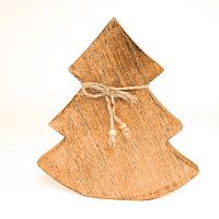 украшение новогоднее ель деревянная wooden tree, 23х23х2,5 см в Нижнем Тагиле