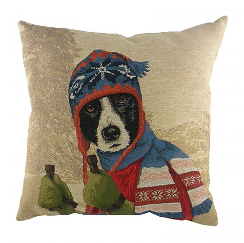 подушка с картинкой ski dogs border collie в Нижнем Тагиле
