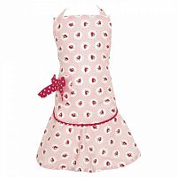 детский фартук w/bow strawberry pale pink в Нижнем Тагиле