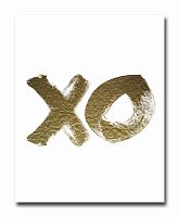постер xo золотой a4 в Нижнем Тагиле