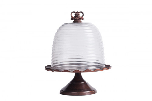 сервировочный поднос с куполом crystal dome dark grande в Нижнем Тагиле