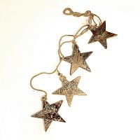 гирлянда новогодняя подвесная звезды золотые golden stars, 65 см в Нижнем Тагиле