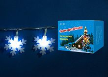 светодиодная гирлянда «снежинки-2» 700см (07935) uniel uld-s0700-050/dta white ip20 snowflakes-2 в Нижнем Тагиле