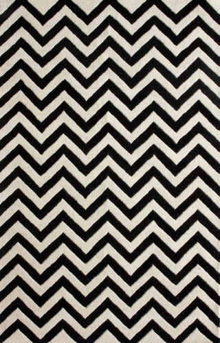 ковер zig zag чёрный 120х180 в Нижнем Тагиле