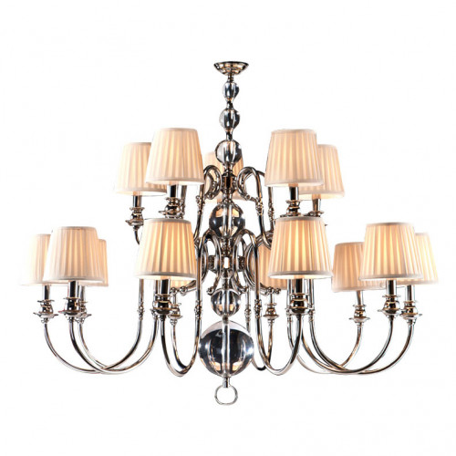 люстра holandesa от schuller прозрачная/стальной/кремовая в Нижнем Тагиле