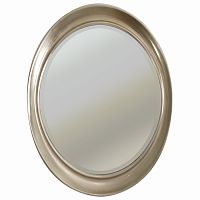 овальное зеркало настенное серебро oval antique silver в Нижнем Тагиле