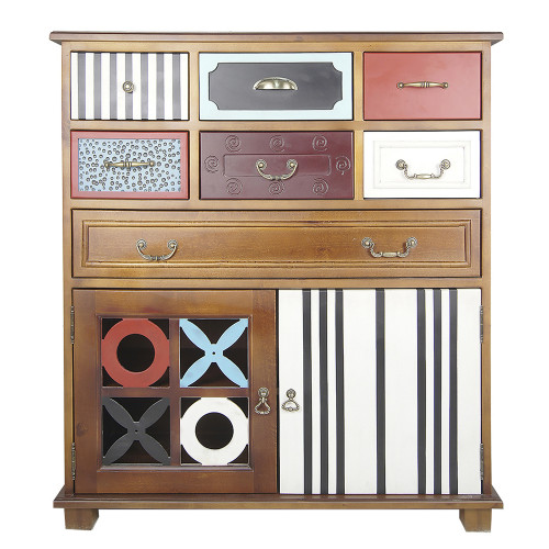 вертикальный комод gouache birch (7 ящиков) разноцветный в Нижнем Тагиле