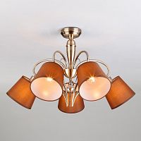 потолочная люстра eurosvet lilly 60074/5 античная бронза в Нижнем Тагиле