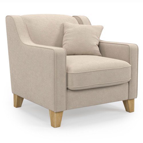 кресло halston, бежевое в Нижнем Тагиле