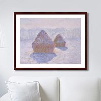 картина: haystacks (effect of snow and sun), 1891г. в Нижнем Тагиле