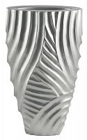 ваза с объемным рельефом 52 см frost pattern серебро в Нижнем Тагиле