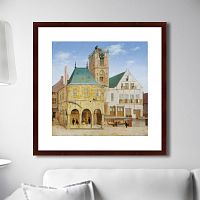 картина: the old town hall of amsterdam, 1657г. в Нижнем Тагиле
