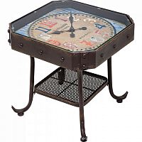 столик приставной antique clock черный в Нижнем Тагиле