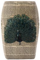 керамический столик-табурет garden stool с павлином в Нижнем Тагиле