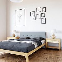 кровать полутораспальная 140x200 светло-коричневая fly soft в Нижнем Тагиле
