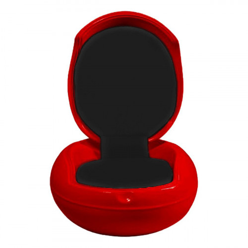 кресло garden egg chair красно-черное в Нижнем Тагиле
