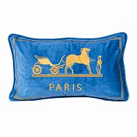 декоративная подушка old paris голубой в Нижнем Тагиле