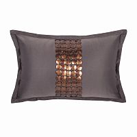 декоративная подушка handwork exclusive прямоугольная темно-серая в Нижнем Тагиле
