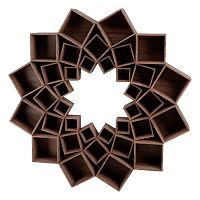 стеллаж лотос 3 круга орех от odingeniy в Нижнем Тагиле