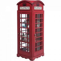 шкаф-витрина london telephone красный в Нижнем Тагиле
