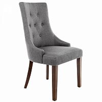 стул деревянный elegance dark walnut / fabric grey в Нижнем Тагиле