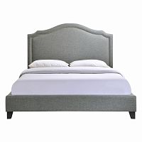 кровать cassis upholstered серая 90х200 р в Нижнем Тагиле