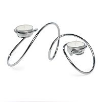 подсвечник металлический на 2 свечи для чайных свечей t-loop, 14,3 см в Нижнем Тагиле