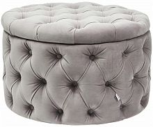 kare design пуф desire, коллекция "желание" 73*46*73, бархат, полиуретан, сосна, серый в Нижнем Тагиле