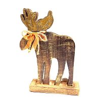 украшение новогоднее деревянное олень reindeer, 29х19х6 см в Нижнем Тагиле