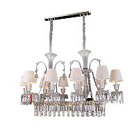 люстра baccarat 10 от delight collection белая/прозрачная/ хром в Нижнем Тагиле