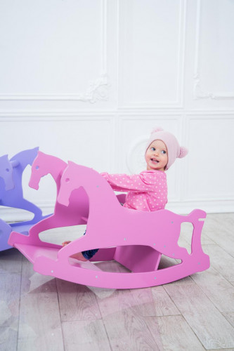 дизайнерская детская лошадка 3 в 1 розовая в Нижнем Тагиле
