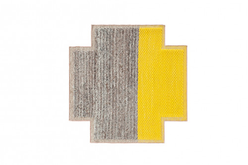 ковер plait yellow 160х160 от gan в Нижнем Тагиле