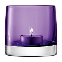 подсвечник стеклянный фиолетовый для чайной свечи light colour, 8,5 см в Нижнем Тагиле