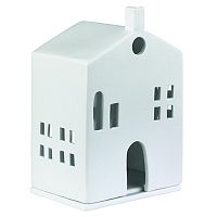 подсвечник-домик белый с круглыми окном light house round door в Нижнем Тагиле