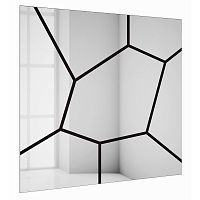 зеркало большое квадратное черное слоу-1 в Нижнем Тагиле