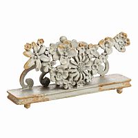 подставка для визиток pewter flower серая в Нижнем Тагиле