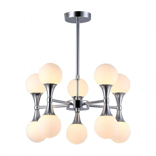 подвесная люстра arte lamp a9162lm-10cc белая в Нижнем Тагиле