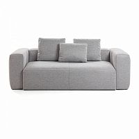диван blok sofa 2 светло-серый от la forma (ex julia grup) в Нижнем Тагиле